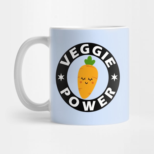 Veggie Power Funny Carrot by Whimsical Frank